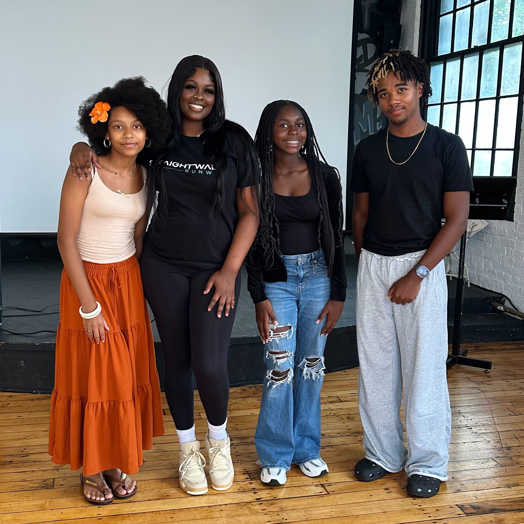 students in afterschool confidence program learning leadership skills